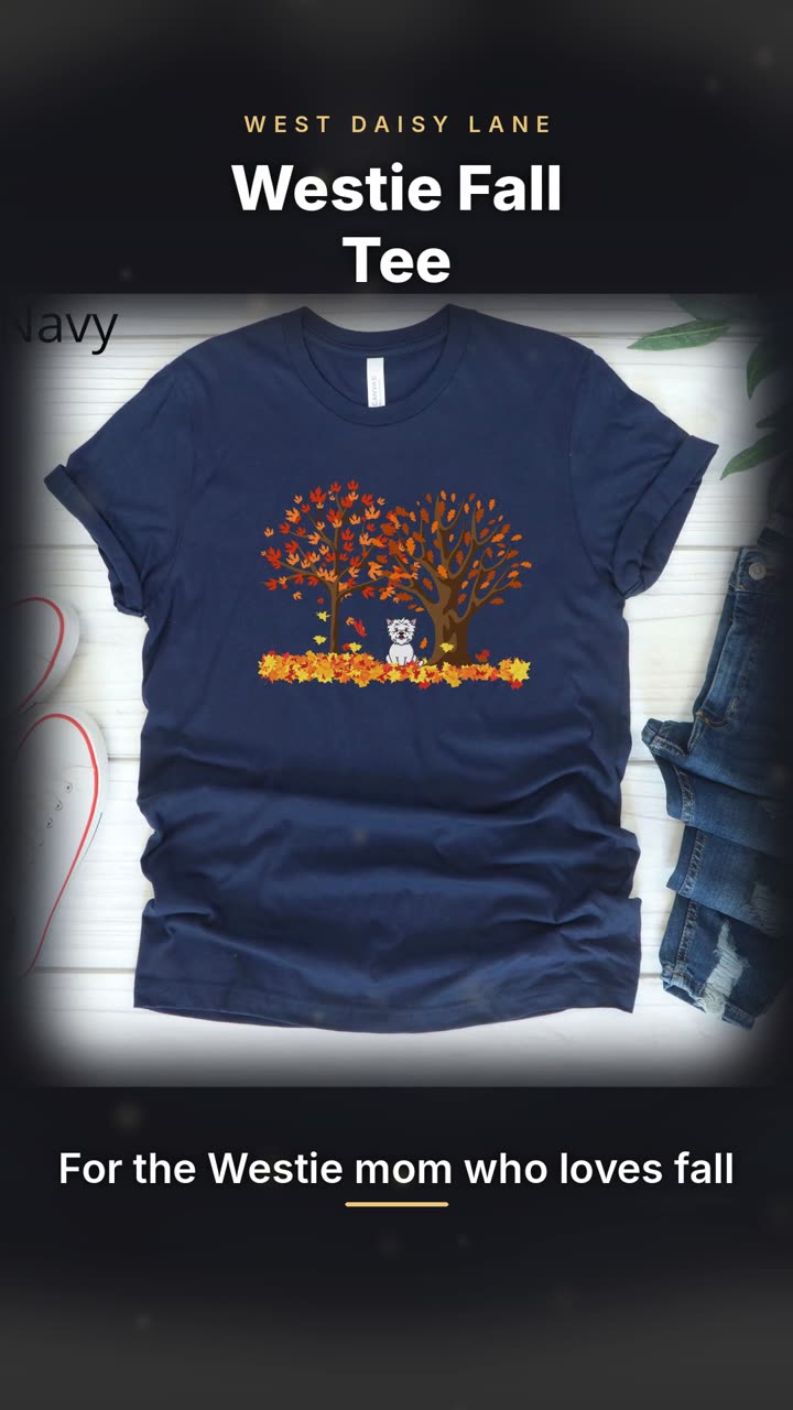Westie Fall Tee video