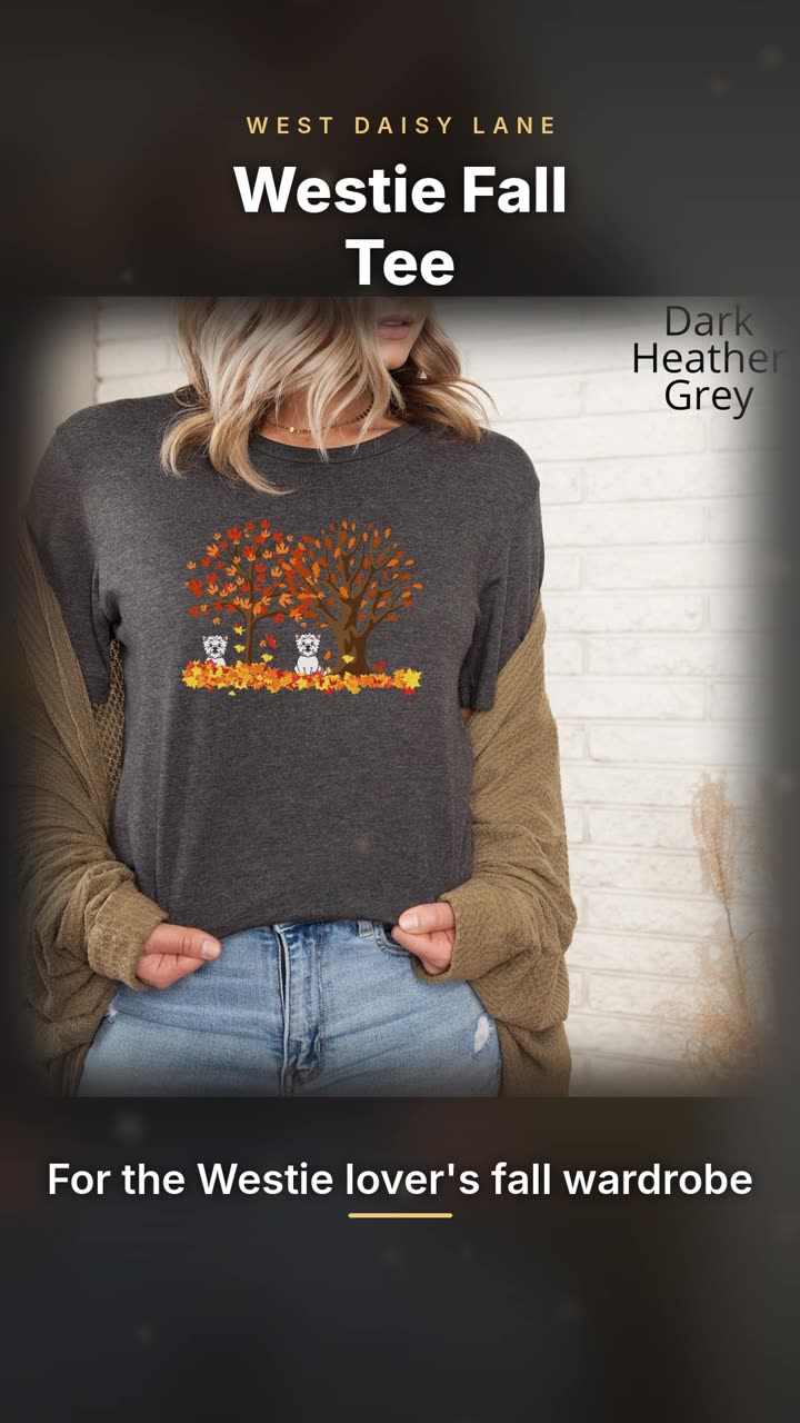 Westie Fall Tee video