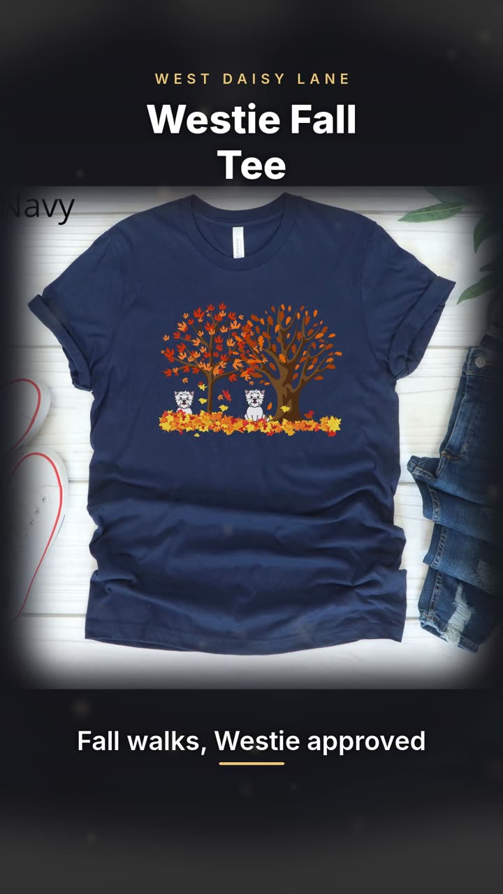 Westie Fall Tee video
