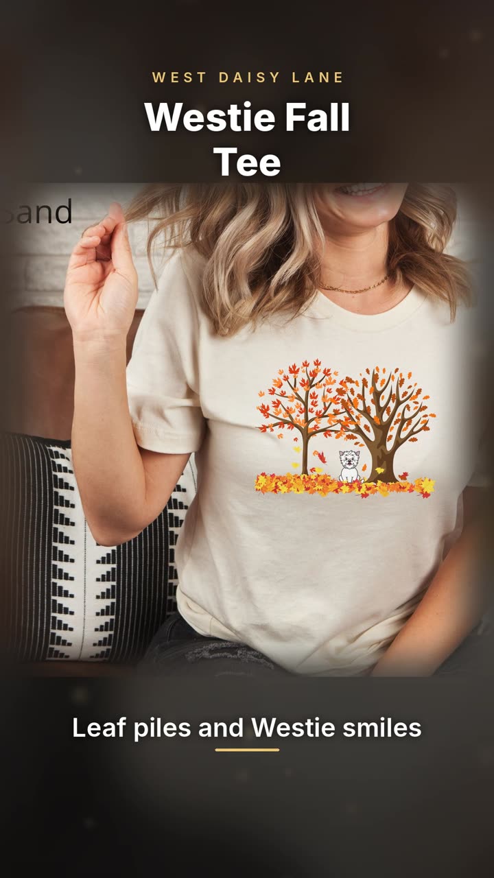 Westie Fall Tee video