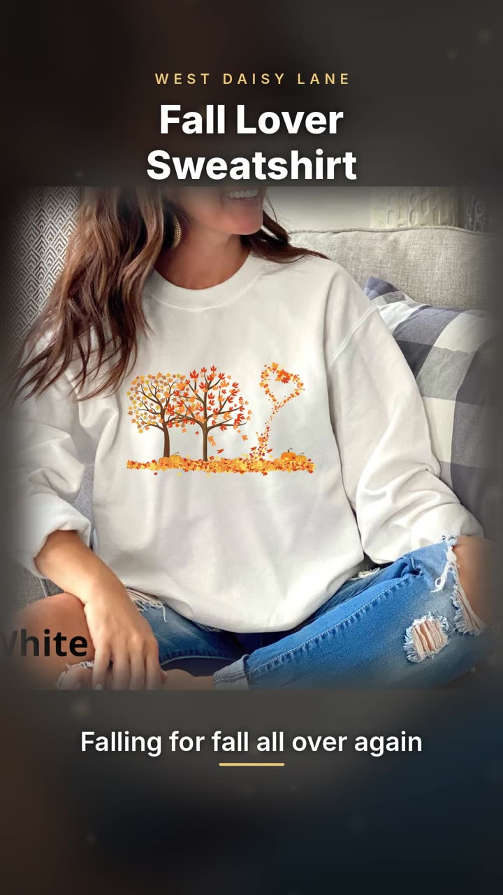 Fall Lover Sweatshirt video