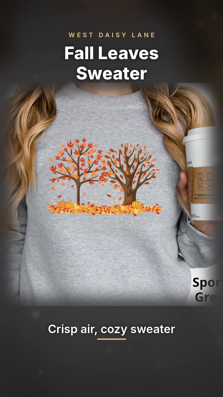 Fall Leaves Sweater video
