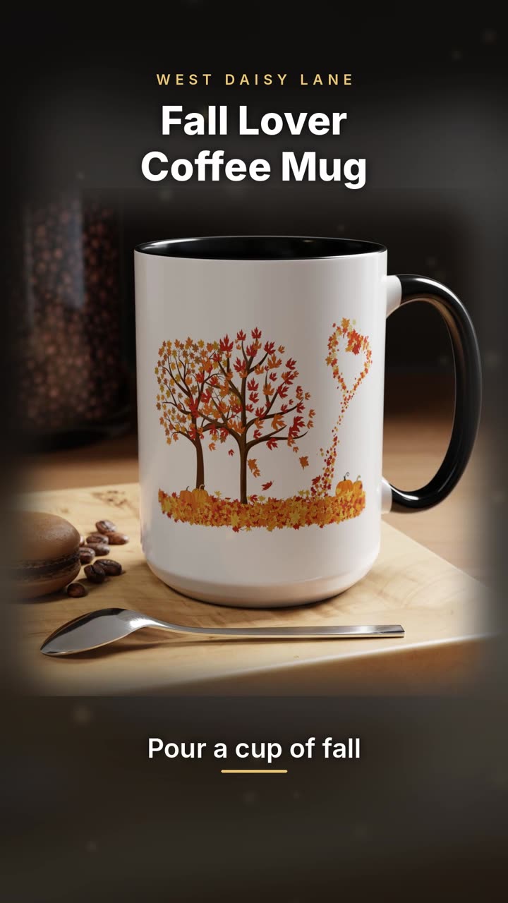 Fall Lover Coffee Mug video