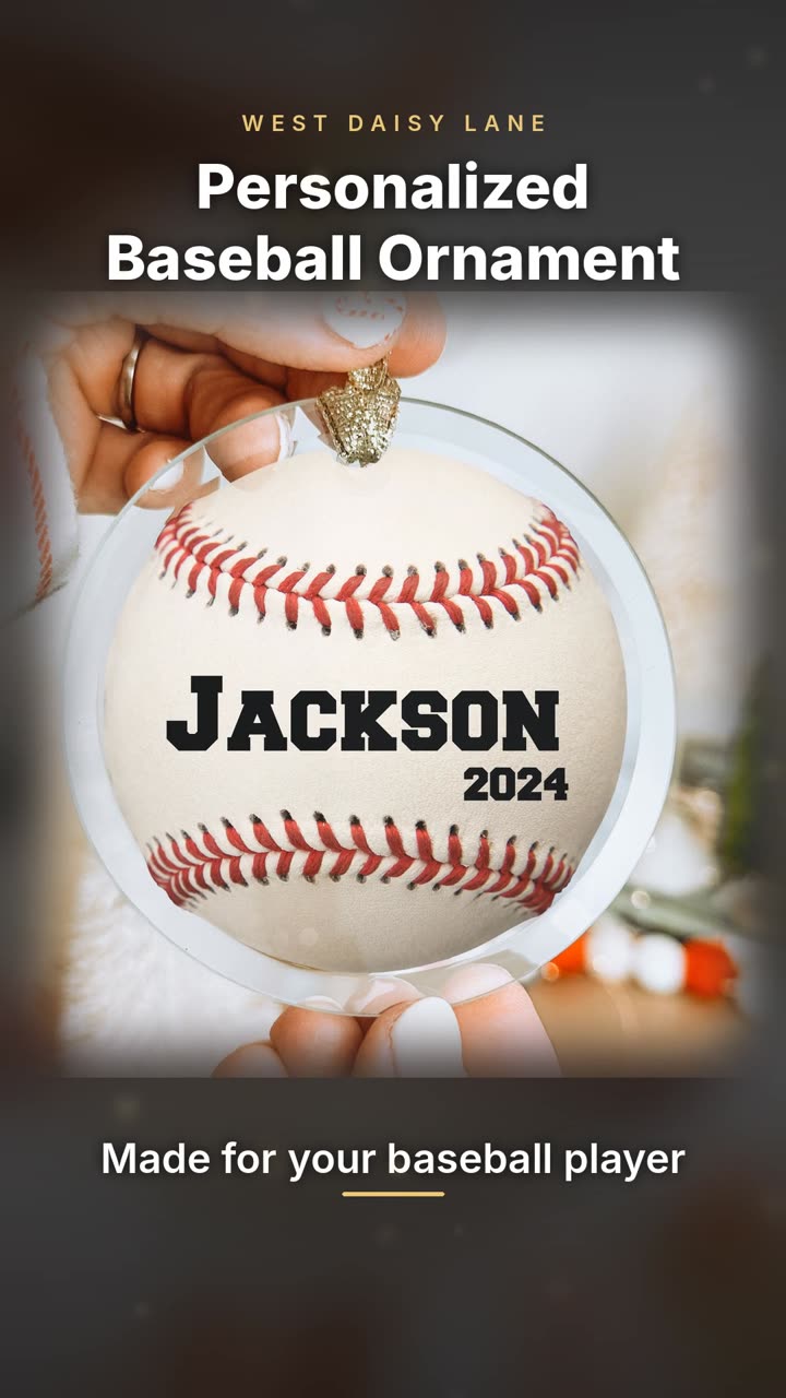 Baseball Ornament video