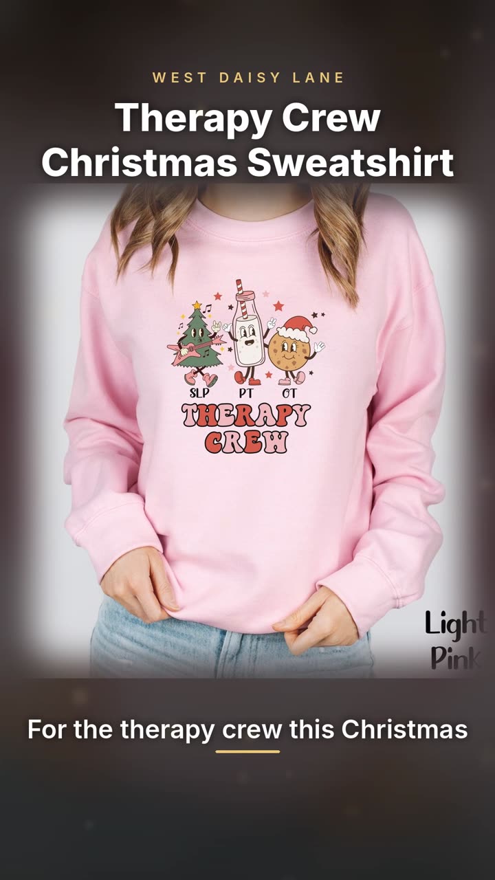 Therapy Crew Christmas Sweatshirt video
