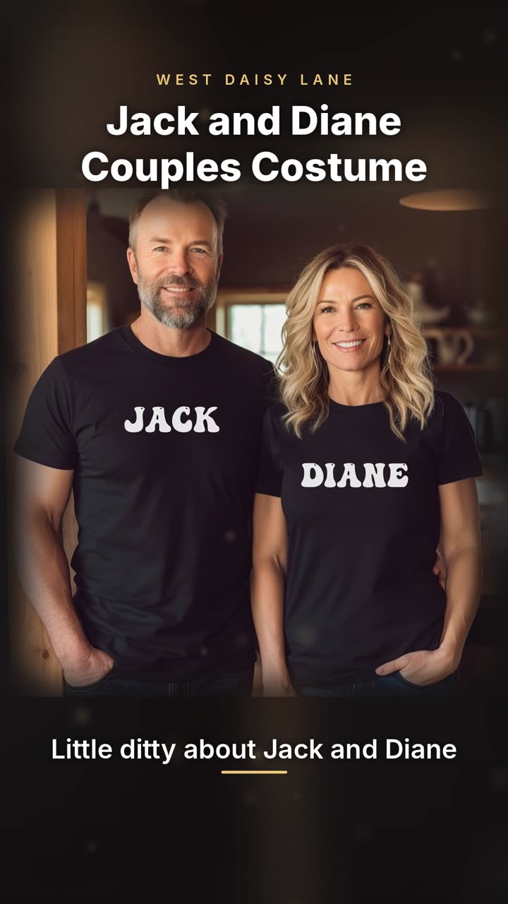 Jack and Diane Couples Costume video