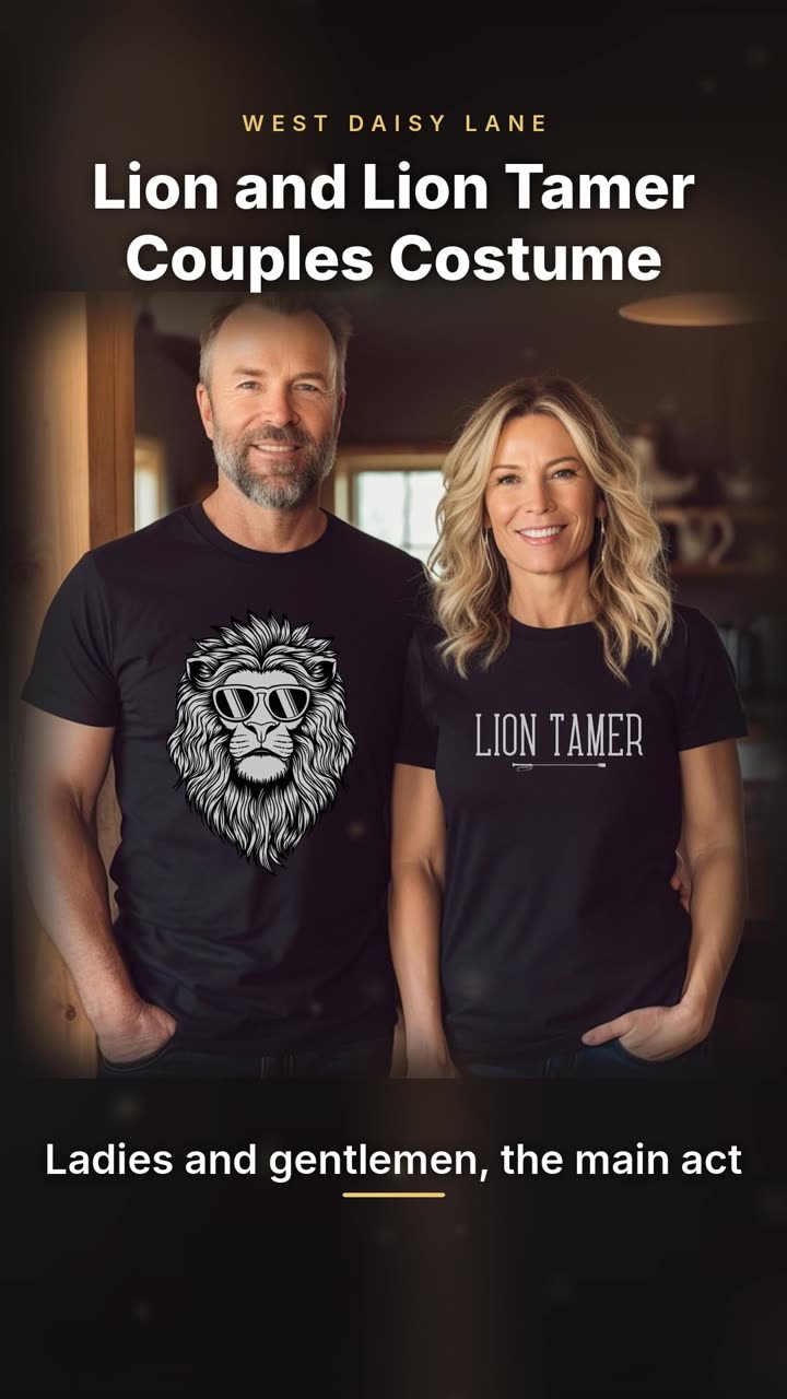 Lion and Lion Tamer Couples Costume video