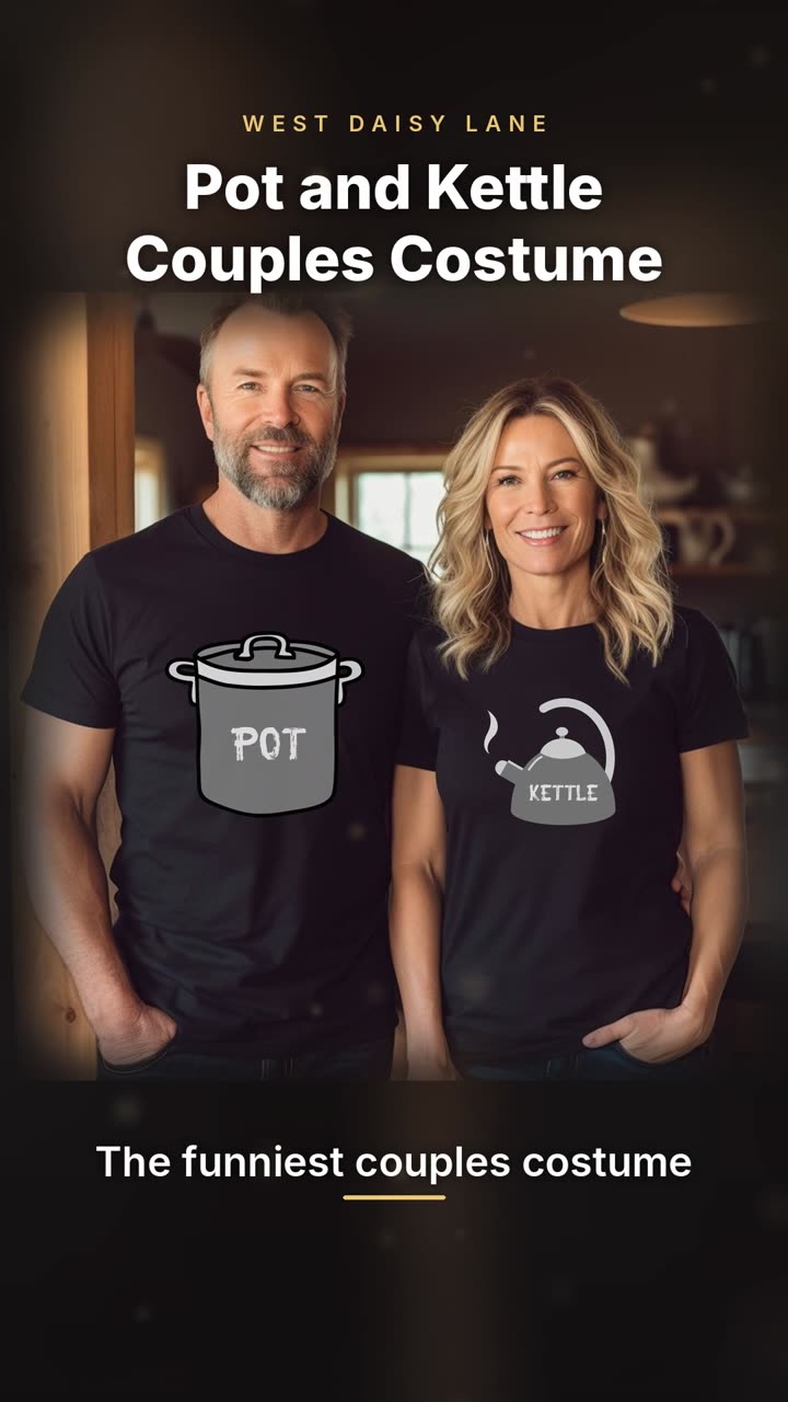 Pot and Kettle Couples Costume video