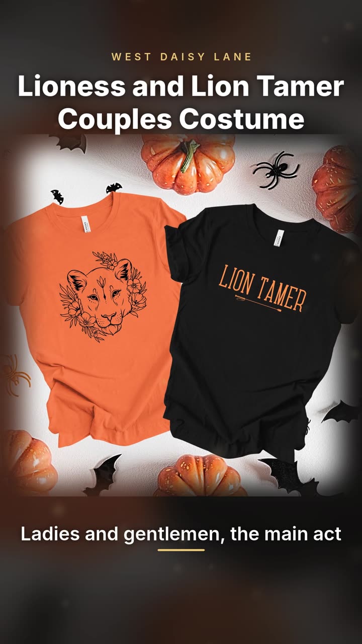 Lioness and Lion Tamer Couples Costume video