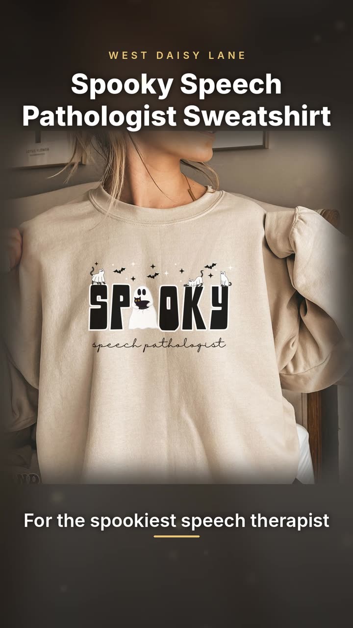 Spooky Speech Pathologist Sweatshirt video