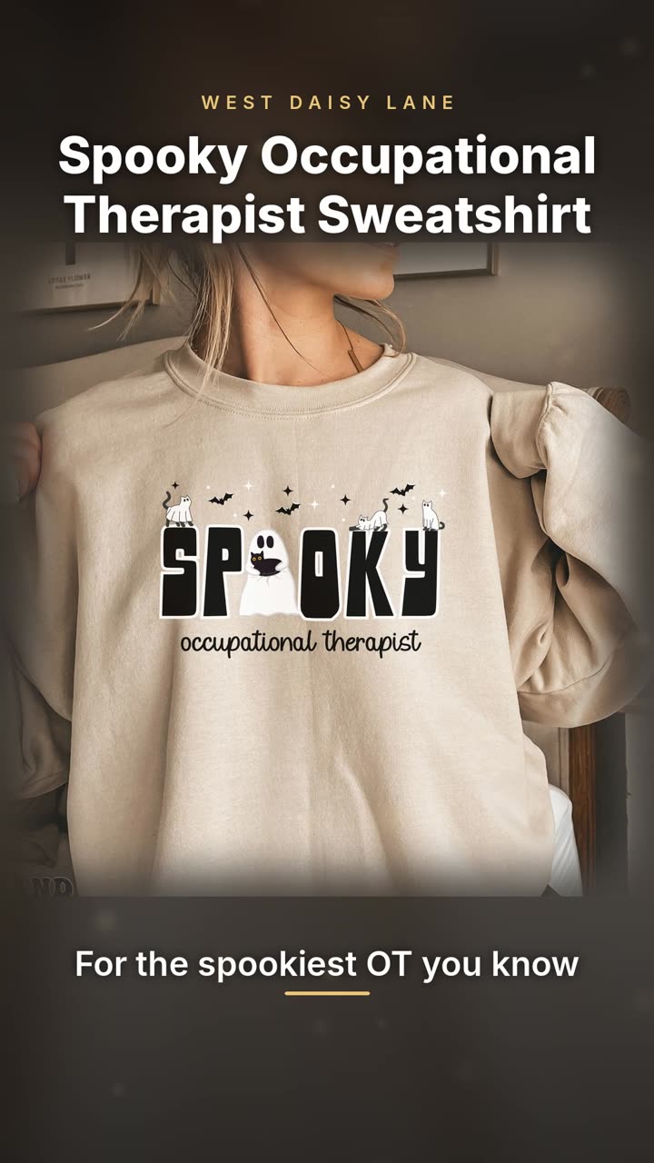 Spooky Occupational Therapist Sweatshirt video