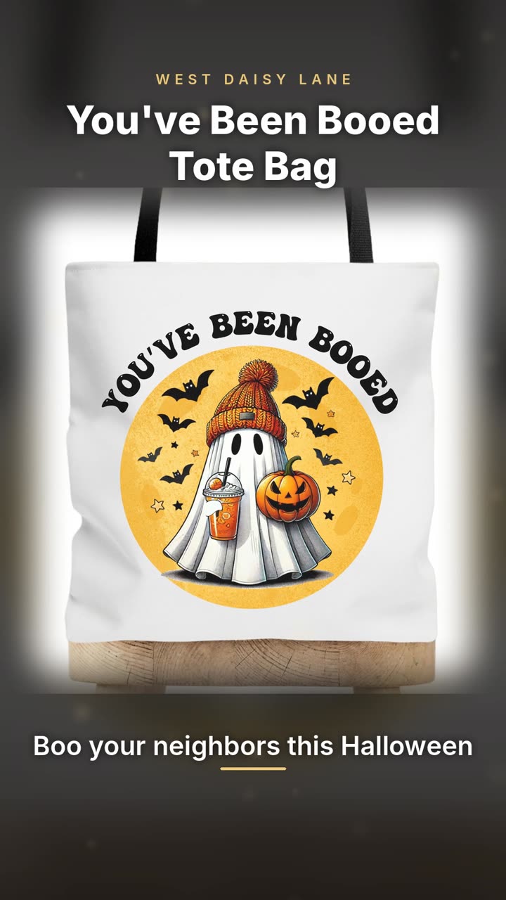 You've Been Booed Tote Bag video