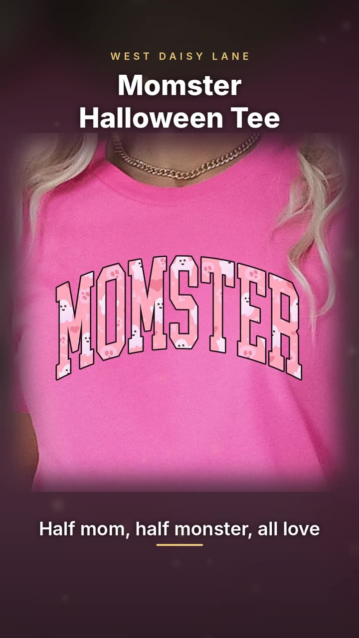 Momster Halloween Tee video