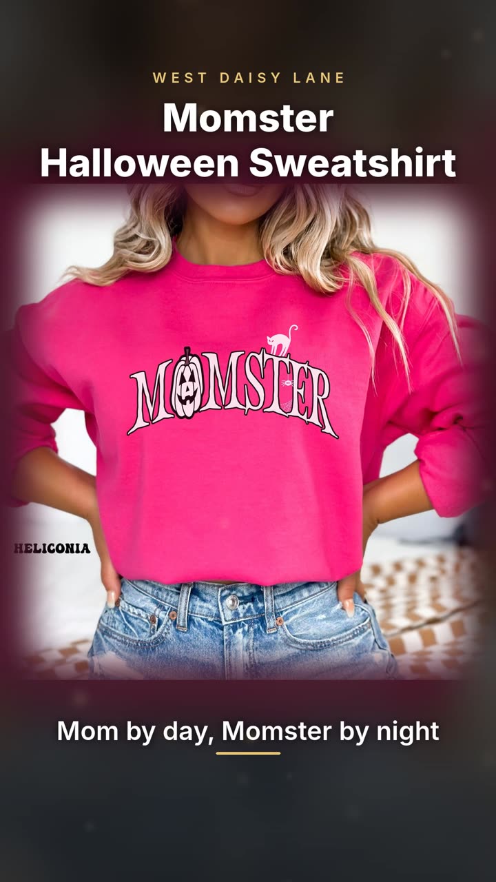 Momster Halloween Sweatshirt video