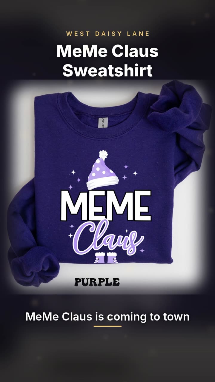 MeMe Claus Sweatshirt video