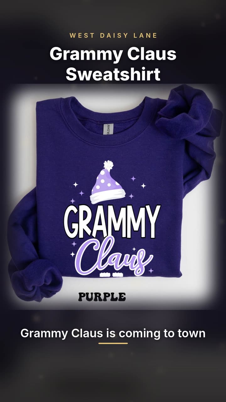 Grammy Claus Sweatshirt video