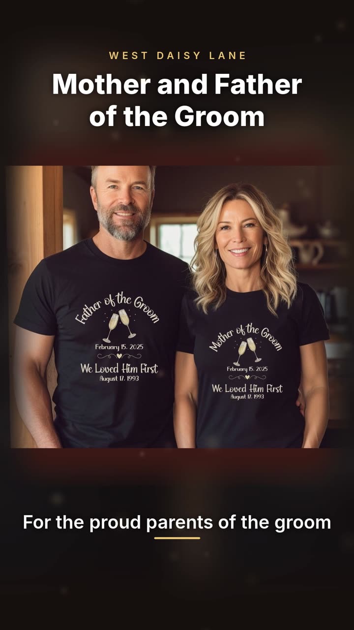 Mother and Father of the Groom Shirts video