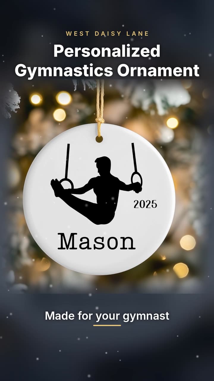 Male Gymnast, Still Rings video