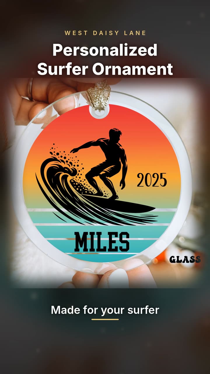 Surfer Ornament video