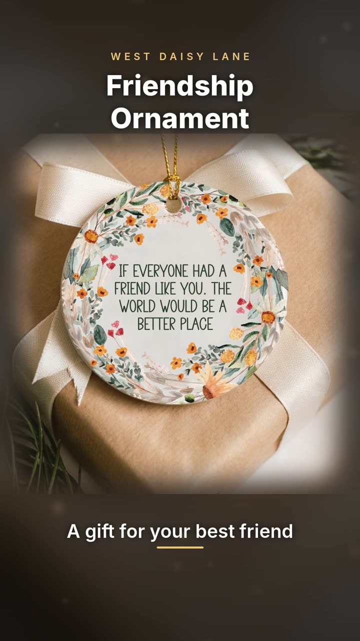 Friendship Ornament video