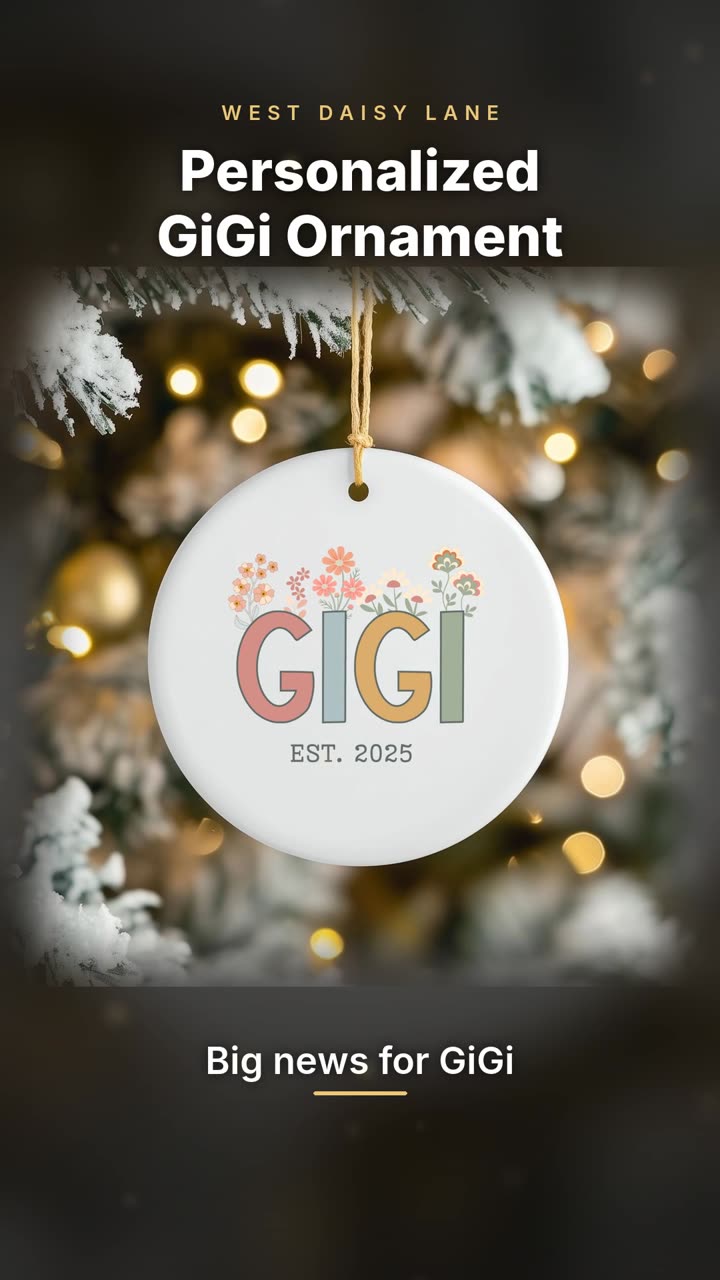 GiGi Est. Ornament video