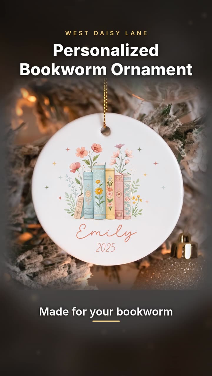 Bookworm Ornament video