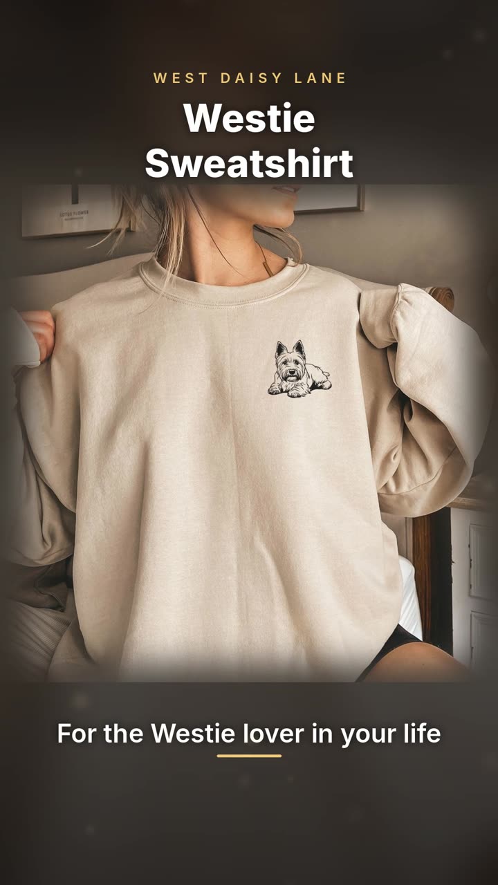 Westie Sweatshirt video