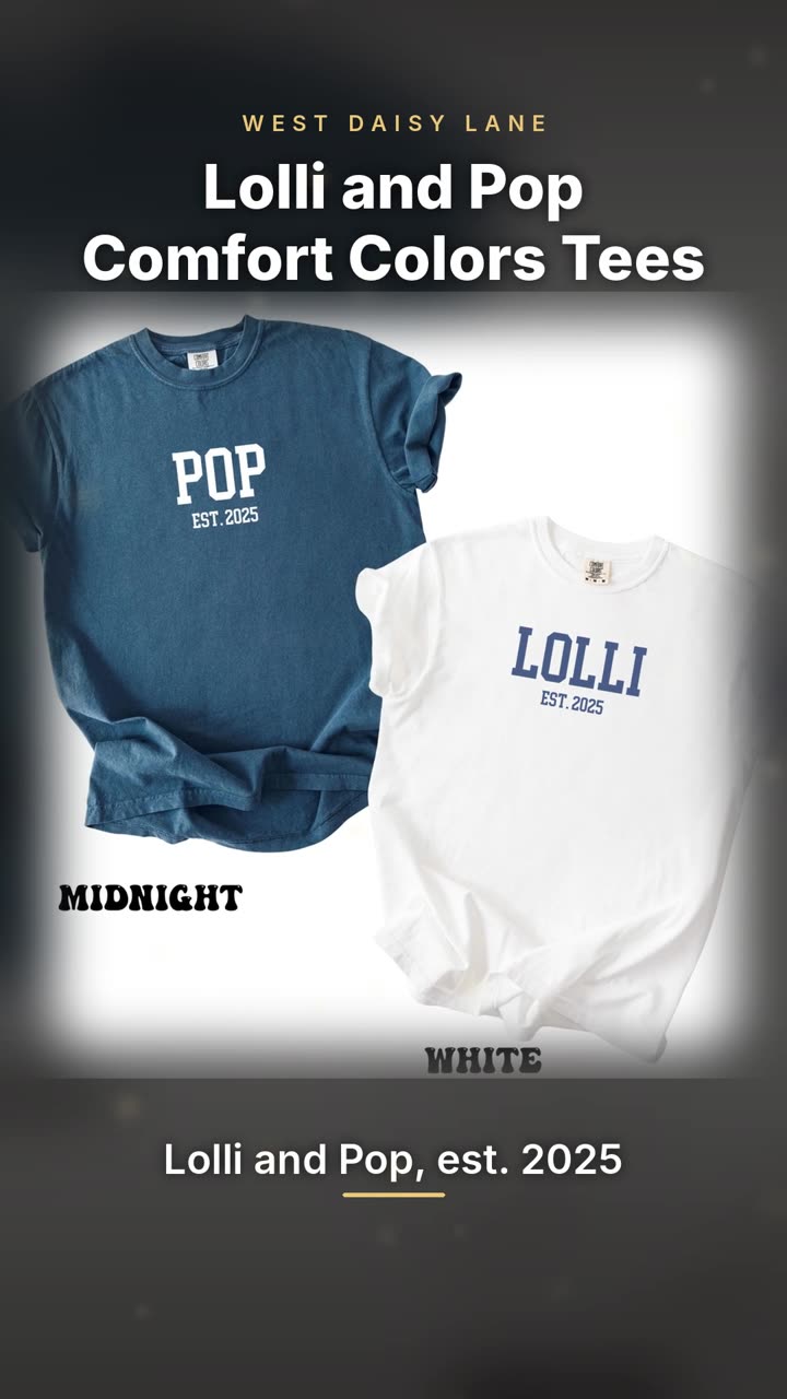 Lolli and Pop Comfort Colors Tees video